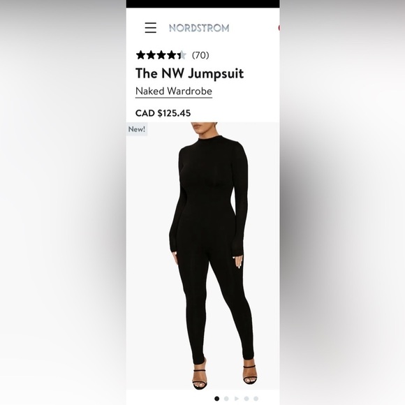 White jumpsuit,layering ,apres ski,bodycon sculpting,ribbed,mock neck,NWT”,125$ - Picture 2 of 15